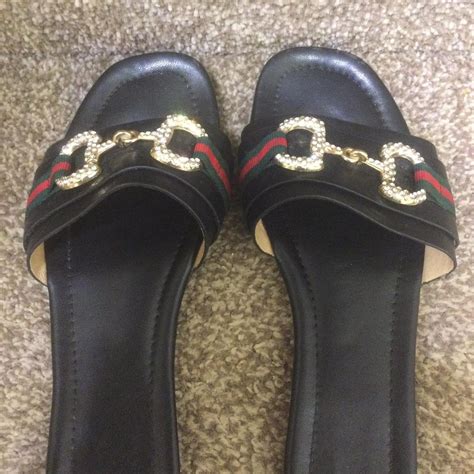gucci sliders fake